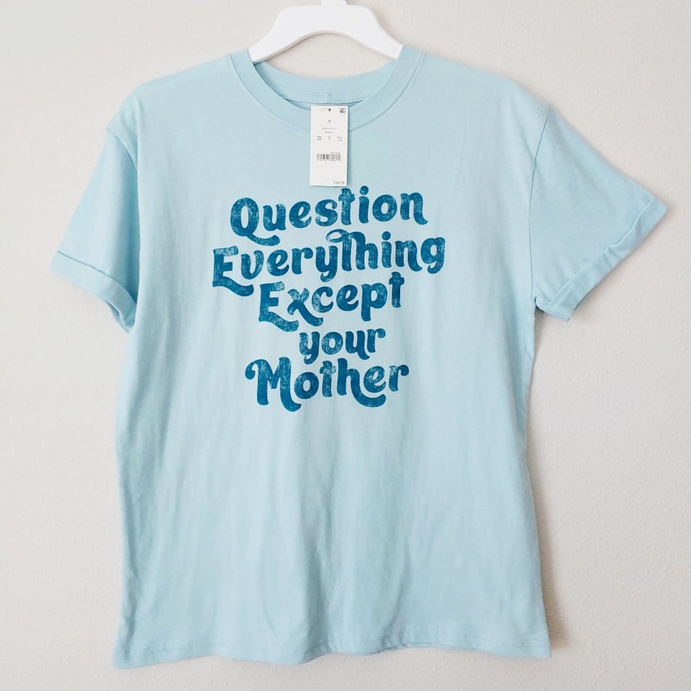 Short Sleeve Graphic T-Shirt - Blue